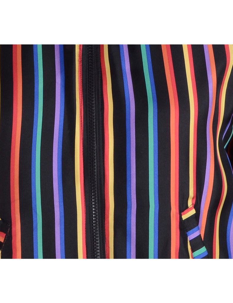 Beyond Retro Label Reworked Josie Blouse Bomber With Rib