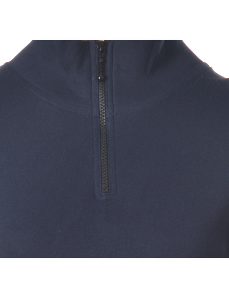 Reworked Kendall Zip Neck Cropped Top - XL