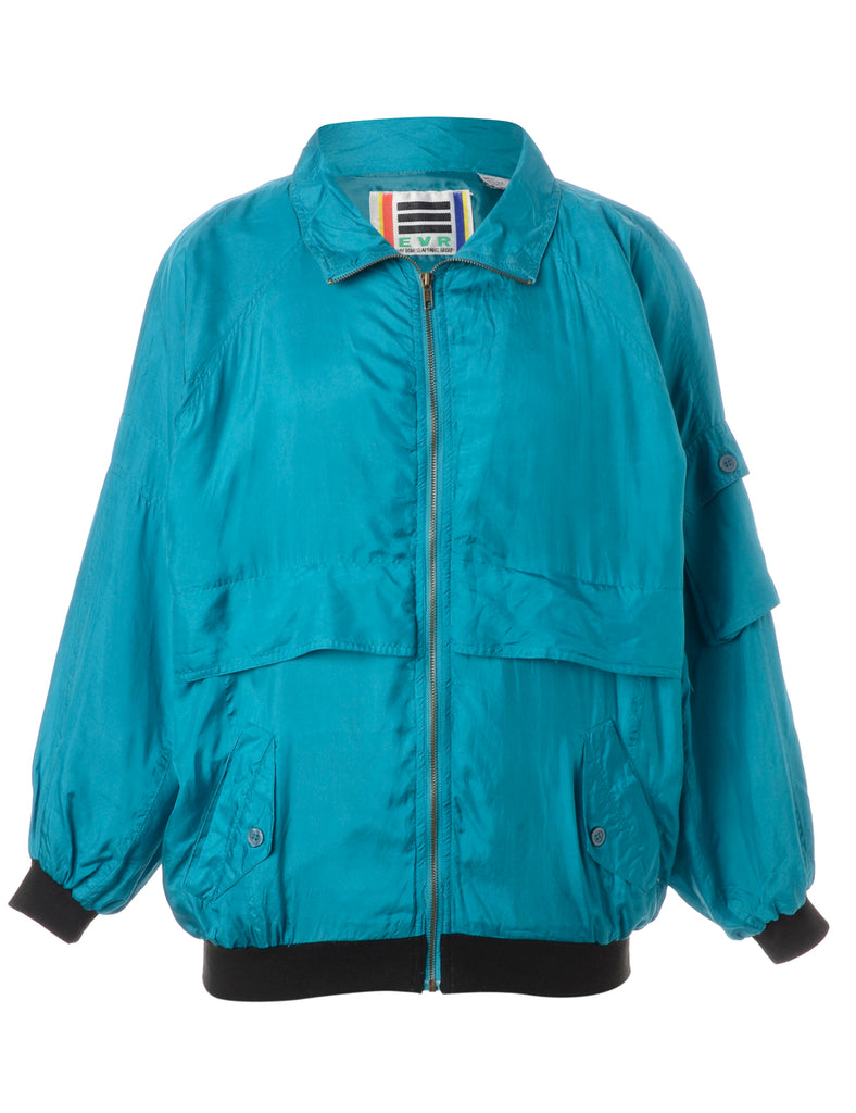 Beyond Retro Label Reworked Patterned Bomber Jacket