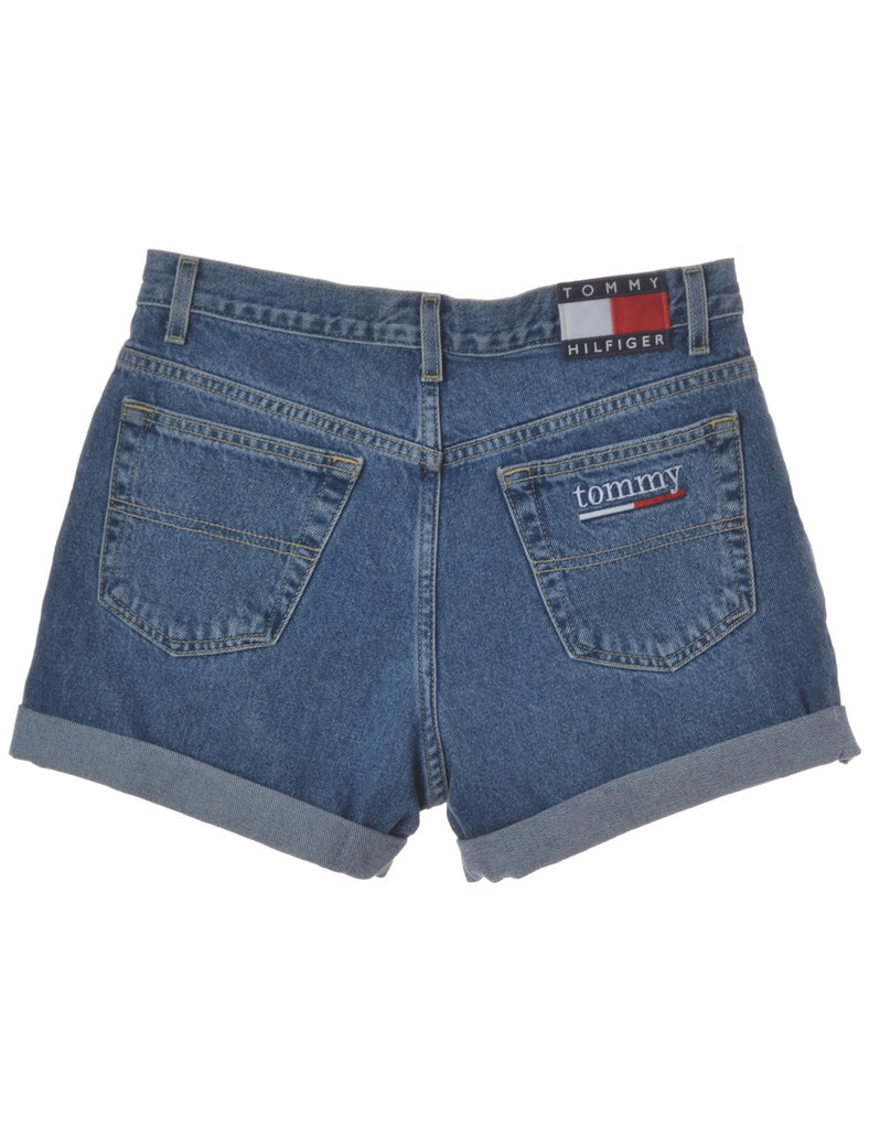 Beyond Retro Label Rolled Hem Denim Shorts