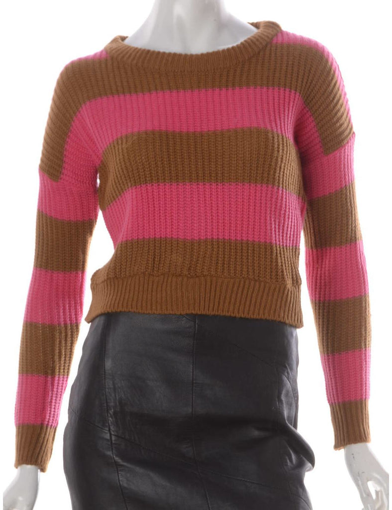 Beyond Retro Label Vintage Beyond Retro Label Hari Cropped Jumper