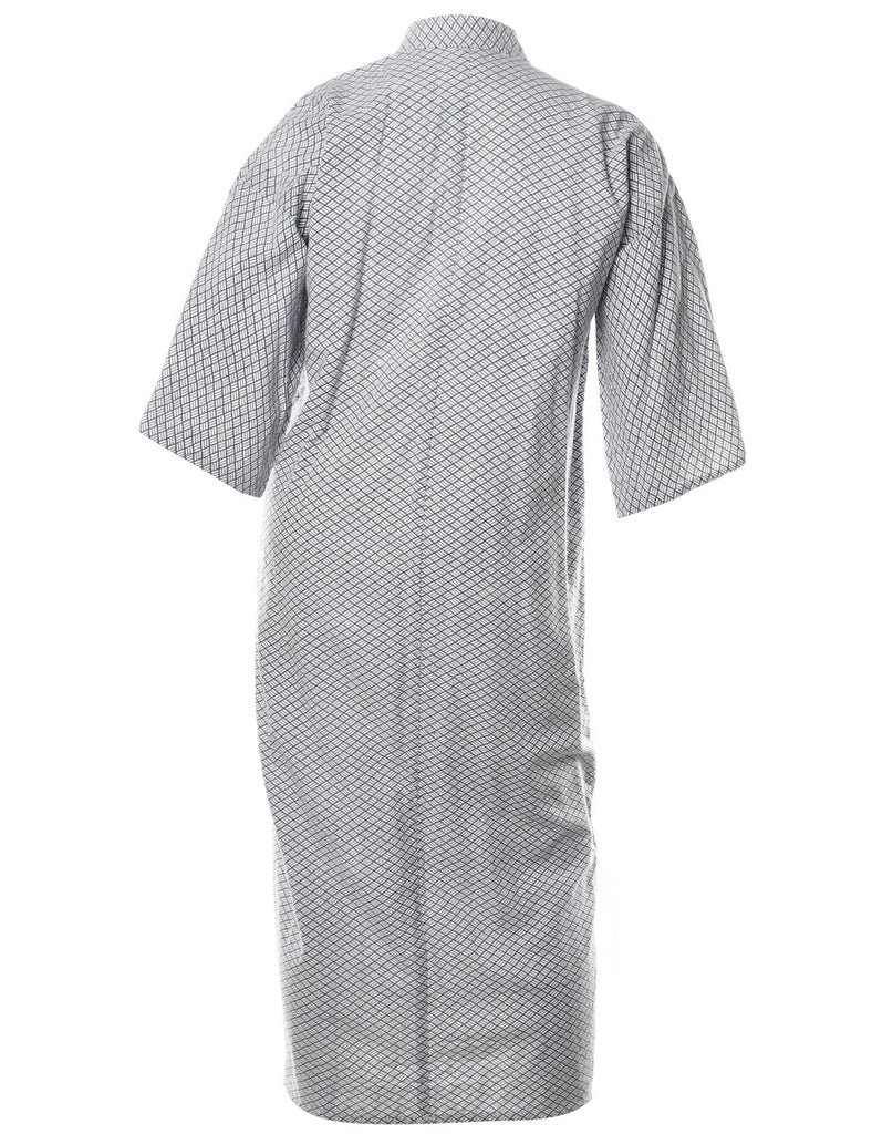 Beyond Retro Label Vintage Geometric Pattern Kimono